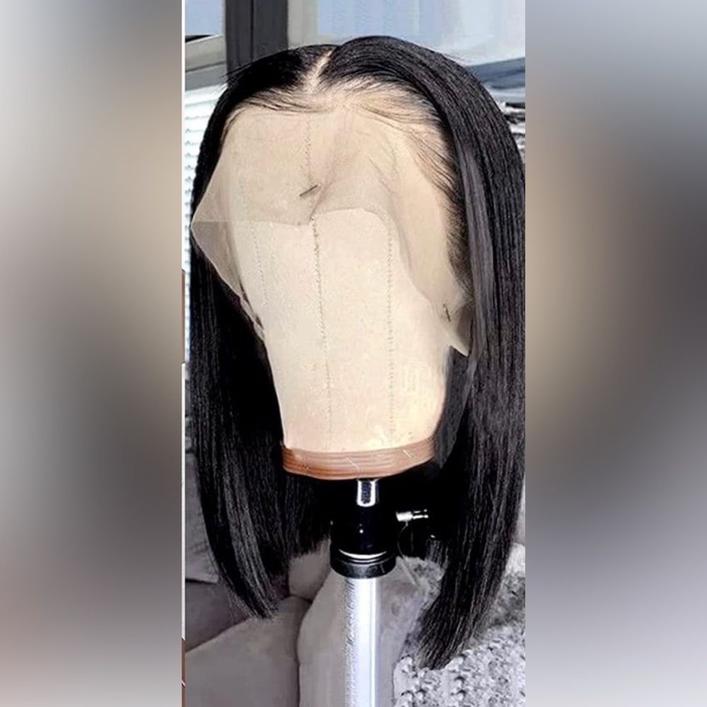 13x4 12in bob lace frontal wig